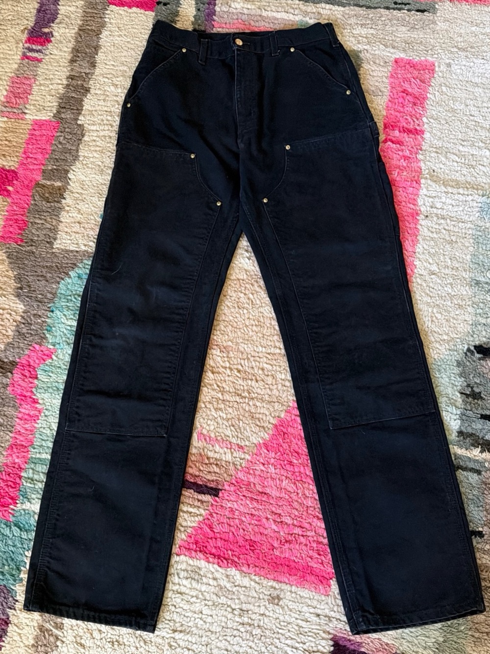 Carhartt Black Jeans with Copper Branded Button